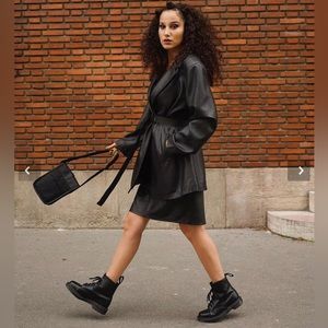 Dr. Martens 1460 Mono Smooth Leather Lace Up Boots